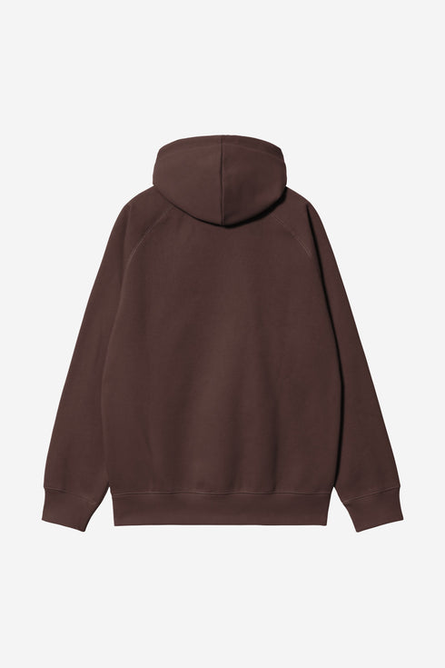 Carhartt Wip Hooded Chase Sweat - Palisander / Gold - I033661_3XE_XX