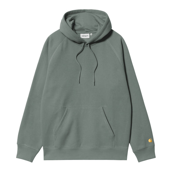 Carhartt WIP Hooded Chase - Velvet Green / Gold — sweat à capuche