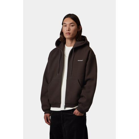 Carhartt WIP Hooded Ebbert Jacket - Tobacco / White - I037114_3XN_XX