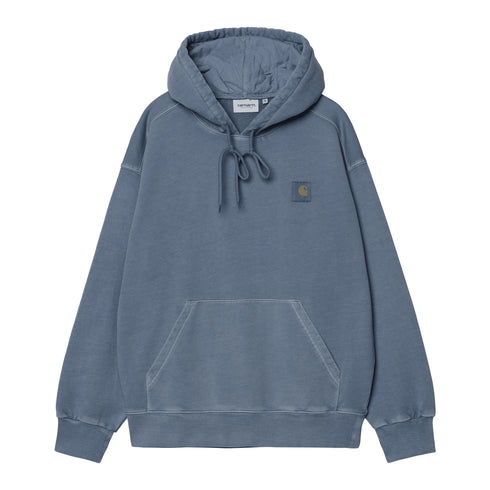 Carhartt WIP Hooded Nelson - Gentle Blue Garment - Streetart.fr