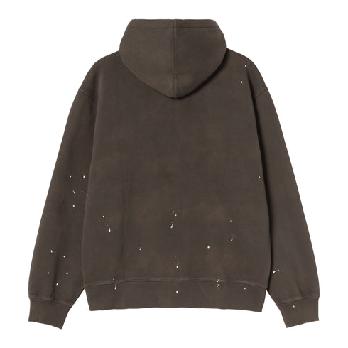 Carhartt WIP Hooded Painter Jacket - Tobacco Destroy Wash Splatter - Streetart.fr