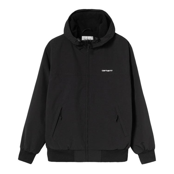 Carhartt Wip Hooded Sail Jacket - Black / White - Streetart.fr