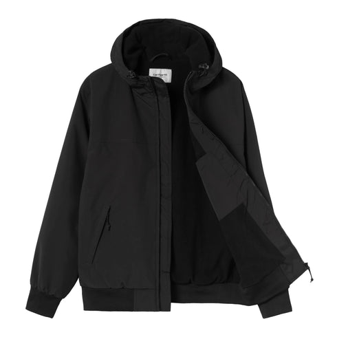 Carhartt WIP Hooded Sail Jacket - Black / White
