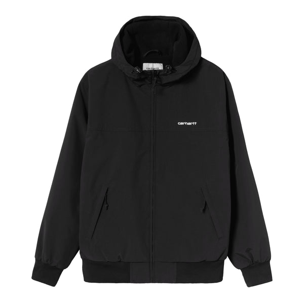 Carhartt WIP Hooded Sail Jacket - Black / White — veste
