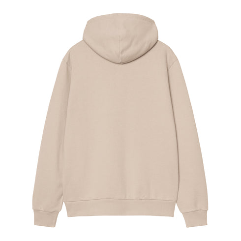 Carhartt WIP Hooded Script Embroidery - Fleur De Sel - Streetart.fr