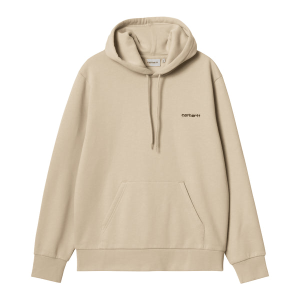 Carhartt WIP Hooded Script - Embroidery Wall / Black — sweat à capuche