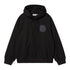Carhartt WIP Hooded Spiral Sweatshirt - Black - Streetart.fr