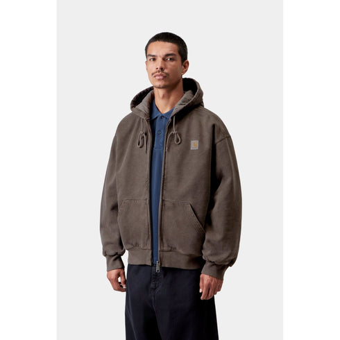 Carhartt WIP Hooded Vista Jacket - Tobacco Garment Dyed - Streetart.fr