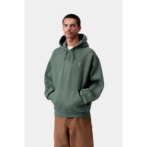 Carhartt WIP Hooded Vista Sweat - Dark Scarab Garment Dyed - Streetart.fr