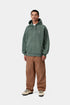 Carhartt Wip Hooded Vista Sweat - Dark Scarab Garment Dyed - I029523_3U0_GD