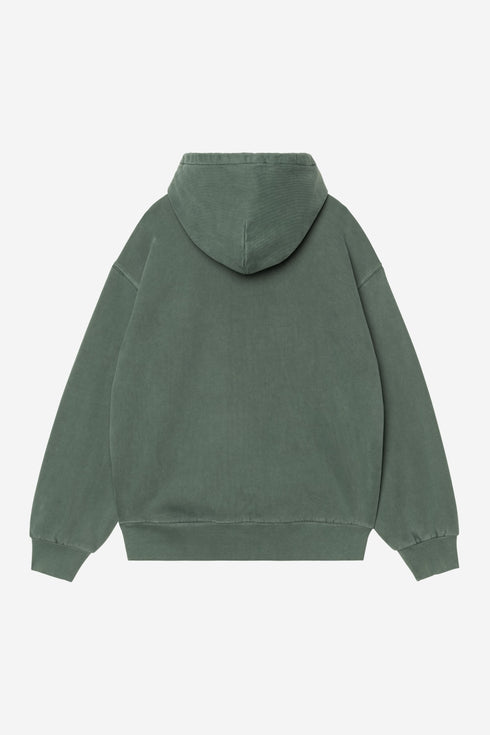 Carhartt Wip Hooded Vista Sweat - Dark Scarab Garment Dyed - I029523_3U0_GD