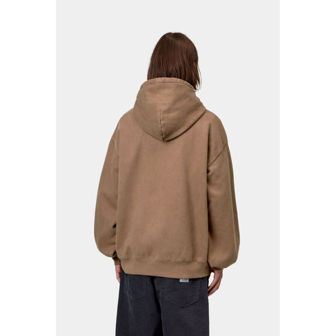 Carhartt WIP Hooded Vista Sweat - Wip H Brown Garment Dyed - Streetart.fr