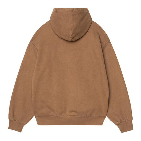 Carhartt WIP Hooded Vista Sweat - Wip H Brown Garment Dyed - Streetart.fr