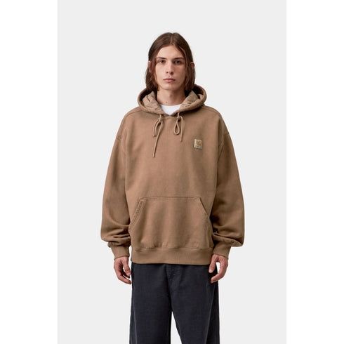 Carhartt WIP Hooded Vista Sweat - Wip H Brown Garment Dyed - Streetart.fr