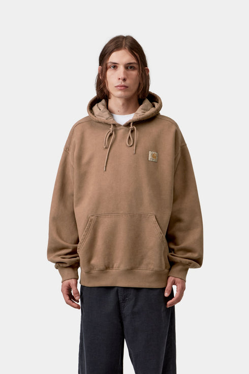 Carhartt Wip Hooded Vista Sweat - Wip H Brown Garment Dyed - I029523_3TG_GD