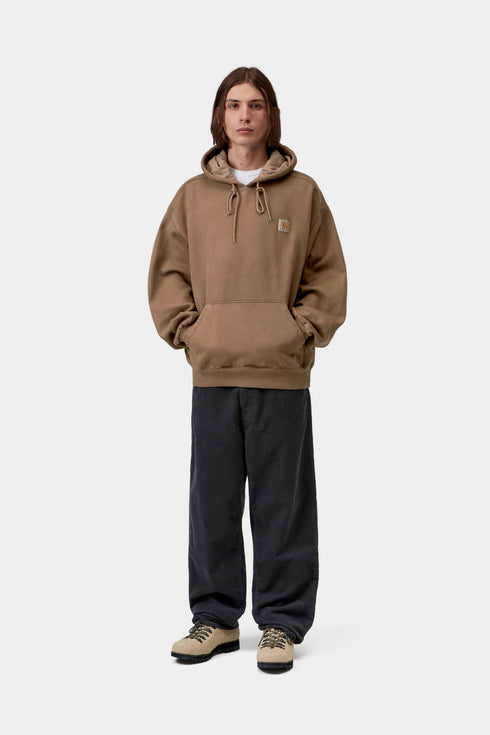 Carhartt Wip Hooded Vista Sweat - Wip H Brown Garment Dyed - I029523_3TG_GD