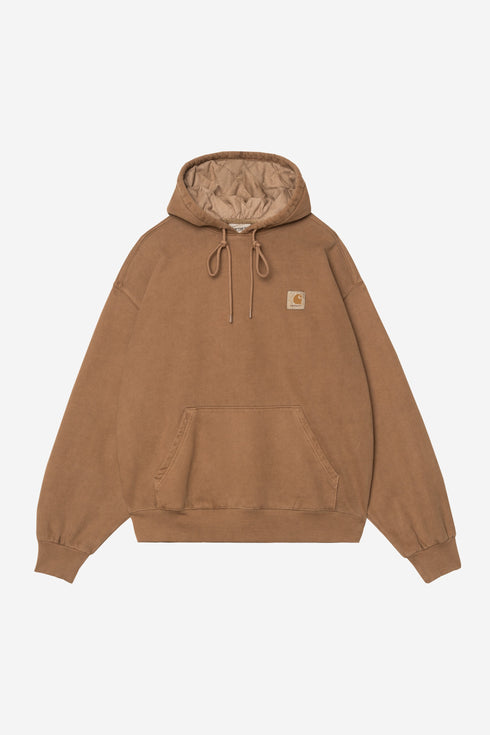 Carhartt Wip Hooded Vista Sweat - Wip H Brown Garment Dyed - I029523_3TG_GD