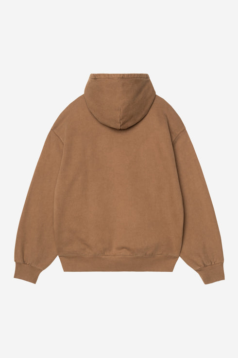 Carhartt Wip Hooded Vista Sweat - Wip H Brown Garment Dyed - I029523_3TG_GD