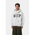 Carhartt WIP Hooded Wip Sweat Jacket - Ash Heather Stone Washed - Streetart.fr