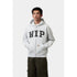 Carhartt WIP Hooded Wip Sweat Jacket - Ash Heather Stone Washed - Streetart.fr