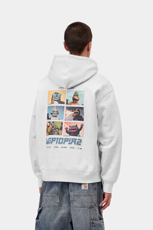 Carhartt Wip Hooded Wiptopia II Sweat - Ash Heather - I037224_482_XX