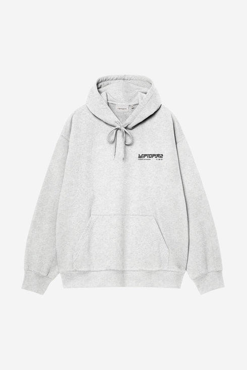 Carhartt Wip Hooded Wiptopia II Sweat - Ash Heather - I037224_482_XX