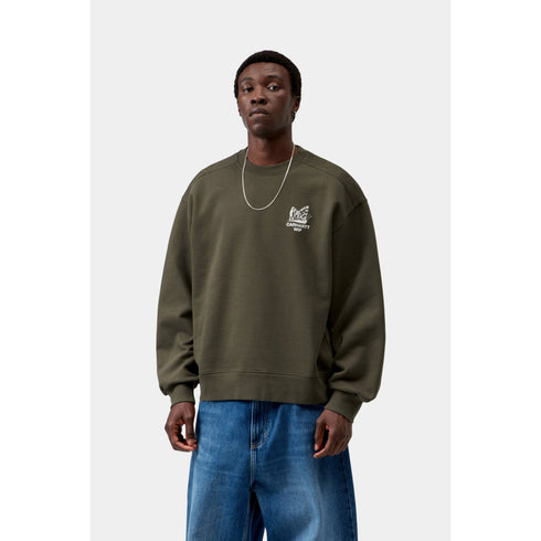 Carhartt Wip Hourglass Sweat - Cypress Stone Washed - I037226_63_06