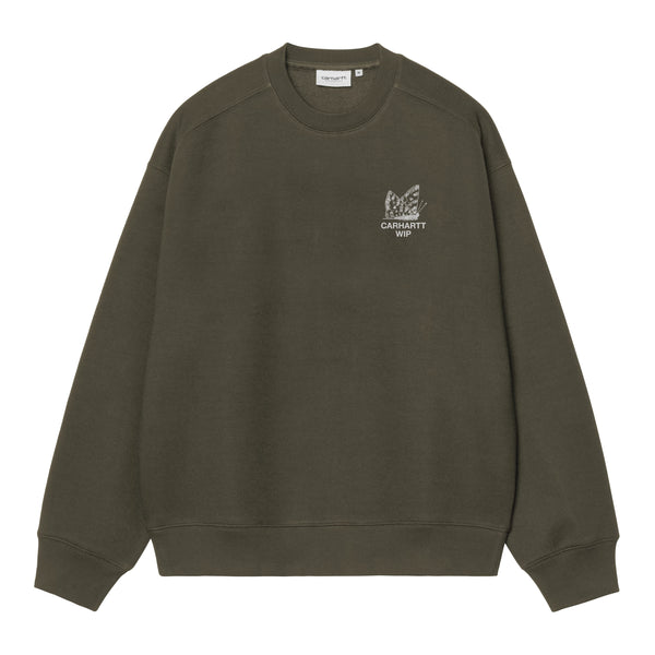 Carhartt Wip Hourglass Sweat - Cypress Stone Washed - I037226_63_06