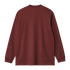 Carhartt Wip L/S American Script T-Shirt - Amarone - I029955_826_XX