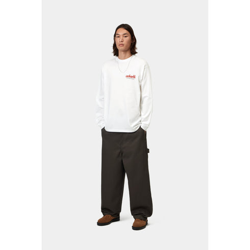 Carhartt WIP L/S Framework T-Shirt - White - I037235_02_XX