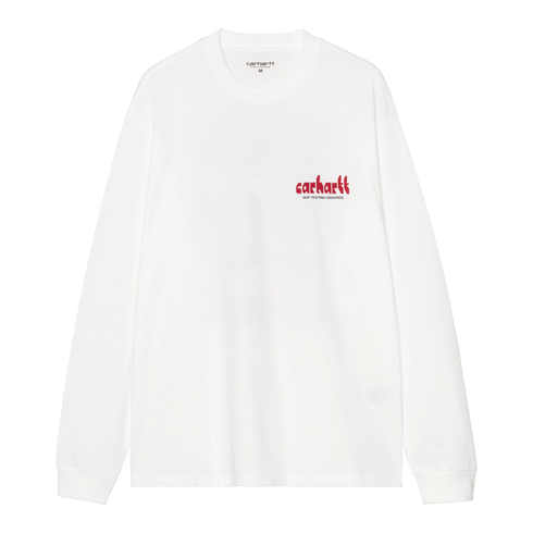 Carhartt WIP L/S Framework T-Shirt - White - I037235_02_XX