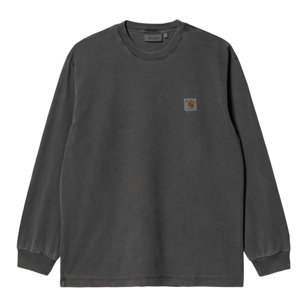 Carhartt Wip L/S Vista T-Shirt - Black Garment Dyed - I030779_89_GD