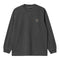 Carhartt Wip L/S Vista T-Shirt - Black Garment Dyed - I030779_89_GD