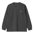 Carhartt Wip L/S Vista T-Shirt - Black Garment Dyed - I030779_89_GD