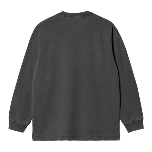 Carhartt Wip L/S Vista T-Shirt - Black Garment Dyed - I030779_89_GD