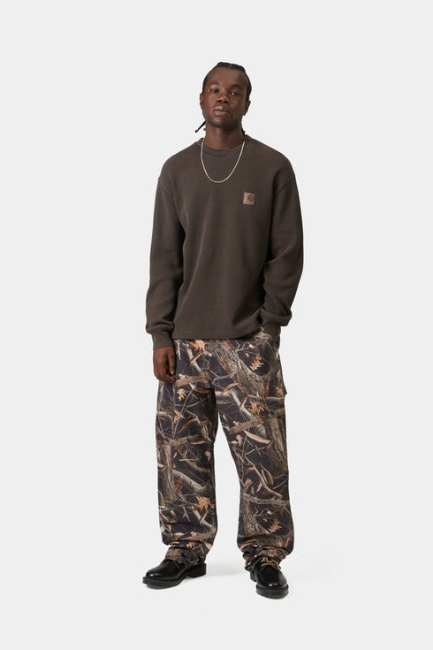Carhartt Wip L/S Vista Waffle T-Shirt - Tobacco Garment Dyed - I035304_47_GD