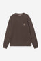 Carhartt Wip L/S Vista Waffle T-Shirt - Tobacco Garment Dyed - I035304_47_GD