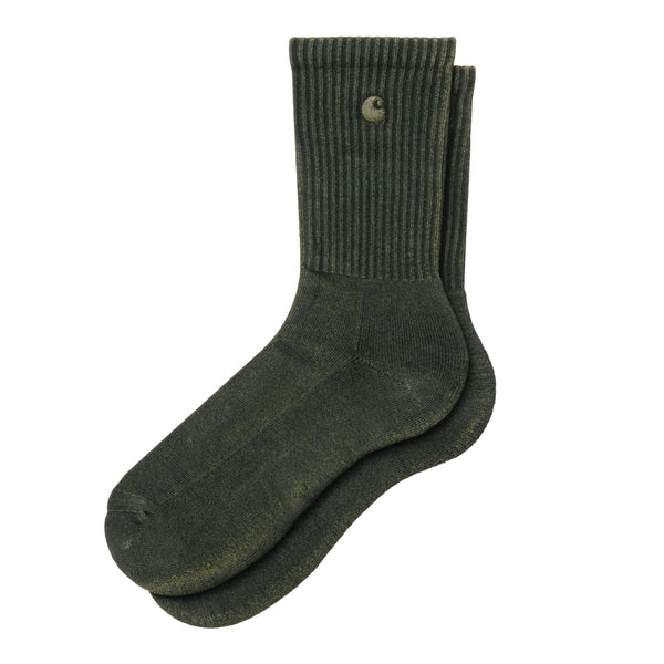 Carhartt WIP Lambert Socks - Raven Moon Wash - Streetart.fr