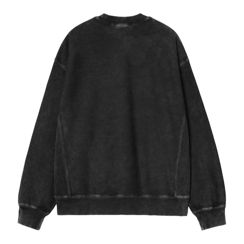 Carhartt WIP Lambert Sweat - Black Moon Wash - Streetart.fr