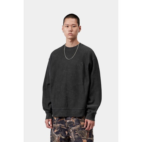Carhartt WIP Lambert Sweat - Black Moon Wash - I037104_89_FQ