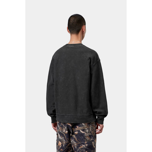 Carhartt WIP Lambert Sweat - Black Moon Wash - I037104_89_FQ