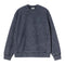 Carhartt WIP Lambert Sweat - Dark Navy Moon Wash - Streetart.fr