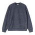 Carhartt WIP Lambert Sweat - Dark Navy Moon Wash - Streetart.fr