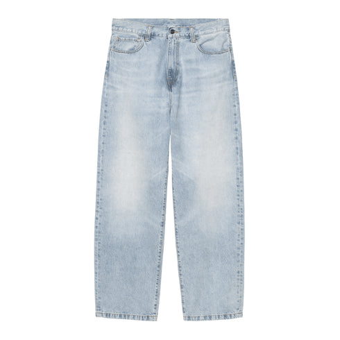 Carhartt WIP Landon Pant - Blue Heavy Worn Bleached - Streetart.fr