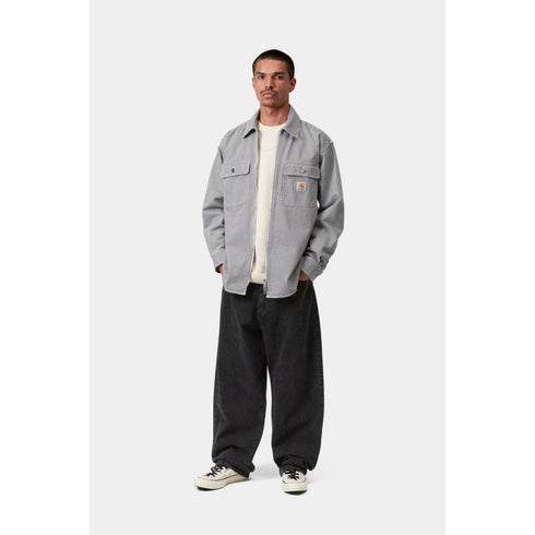 Carhartt WIP Landon Pant - Snake Camo / Black Heavy Stone - Streetart.fr