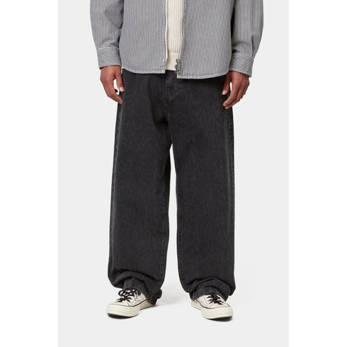 Carhartt WIP Landon Pant - Snake Camo / Black Heavy Stone - Streetart.fr