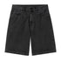 Carhartt Wip Landon Short - Black Stone Washed - Streetart.fr
