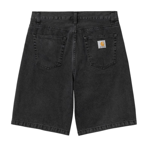 Carhartt Wip Landon Short - Black Stone Washed - Streetart.fr