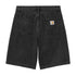 Carhartt Wip Landon Short - Black Stone Washed - Streetart.fr