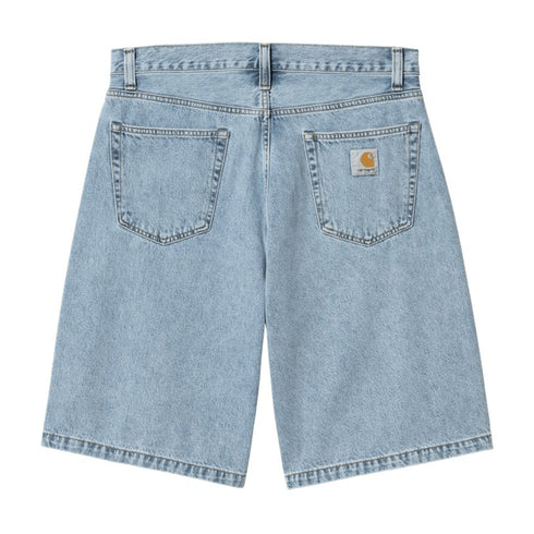 Carhartt Wip Landon Short - Blue Bleached - Streetart.fr